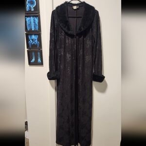 Vintage 90's Le Chateau Maxi Cardigan Duster